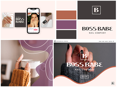 Nail Polish Company Branding branding colors design graphic design logo procreate social media typography website