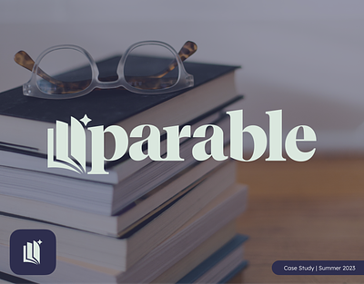 Parable Book App app book app books design graphic design reading ui ui design uiux