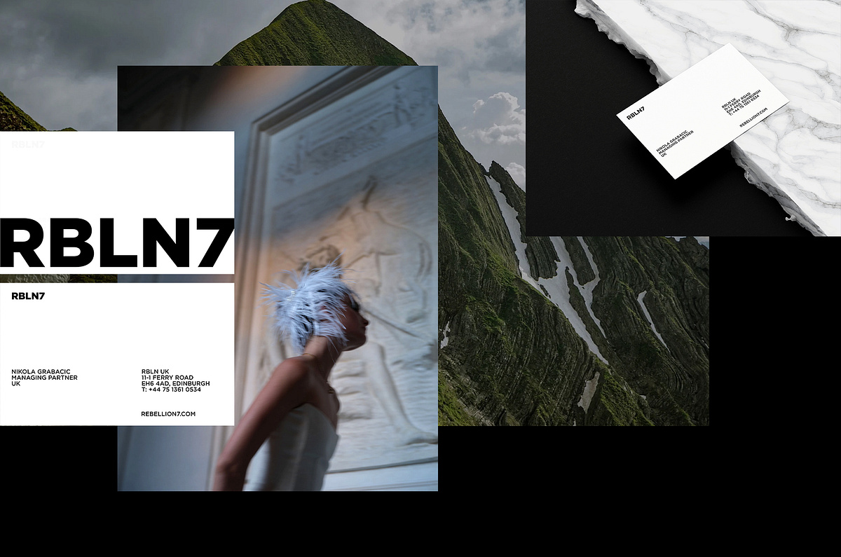 Brand identity elements for RBLN7 Image 1