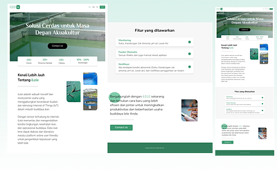 iLele Web Profile app app design application blog company prrofile design efishery fishery fishery app ui ui design ux web company web design web profile website