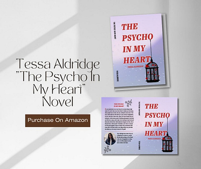 Novel Graphic Design: The Psycho In My Heart book cover book cover design book design branding creative direction graphic design illustration novel novel design