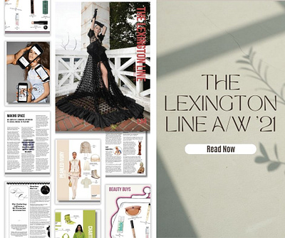 The Lexington Line A/W '21 branding creative direction design graphic design layout magazine magazine creation magazine design magazine layout