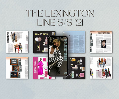 The Lexington Line S/S '21 branding creative direction design graphic design layout magazine magazine design