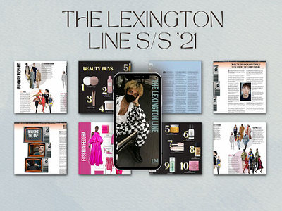 The Lexington Line S/S '21 branding creative direction design graphic design layout magazine magazine design