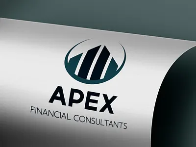 Apex Financial Consultants branding design logo