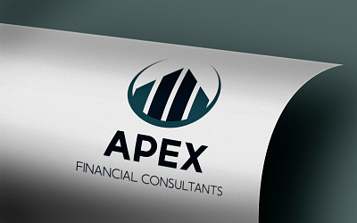 Apex Financial Consultants branding design logo