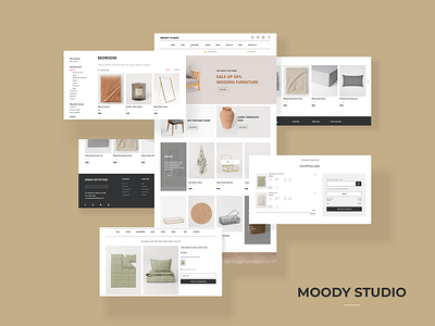Moody Studio branding design graphic design ui ux web design