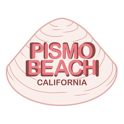 Pismo Beach Clam design