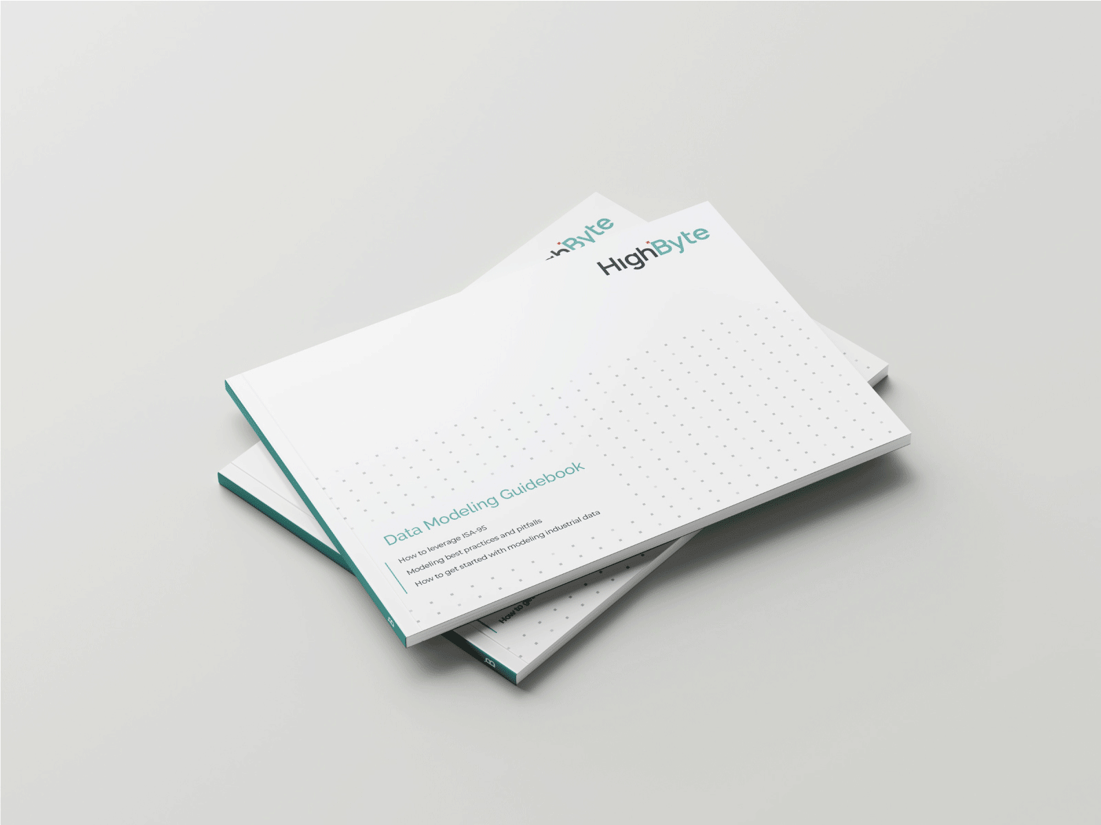 HighByte - Digital Modeling Guidebook booklet branding guidebook logo logodesign print printcollateral printdesign tech techcompany techdesign technology