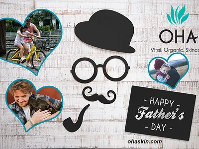 Father's Day Social Media Post for OHA Skincare - 2019 adobe illustrator adobe photoshop branding design graphic design illustration logo logo design vector