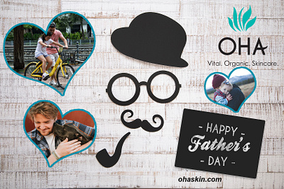 Father's Day Social Media Post for OHA Skincare - 2019 adobe illustrator adobe photoshop branding design graphic design illustration logo logo design vector