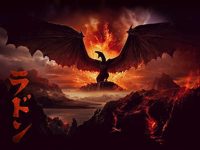 The Rebirth of Rodan – Kaiju 05 design illustration photoshop