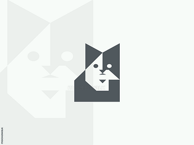 Minimalist Cat Logo animal cat design iconic kitty logo logodesign logomark minimalist neko pet potrait vet