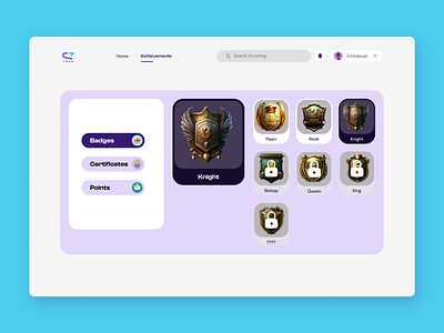 Archievements UI UX Design bitcoin blockchain branding cryptocurrency design illustration logo ui ux web 3