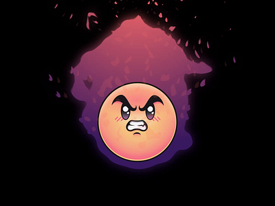 Angry Emoji Powering Up anger dbz dragon ball dragon ball z emoji fire flame floating ki loop power up