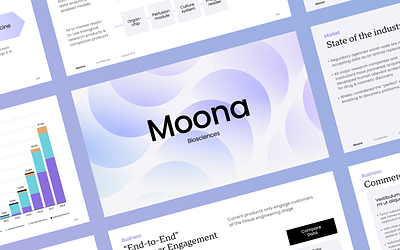 Moona Pitch Deck brand figma google slides hierarchy layout light powerpoint ppt presentation slide type