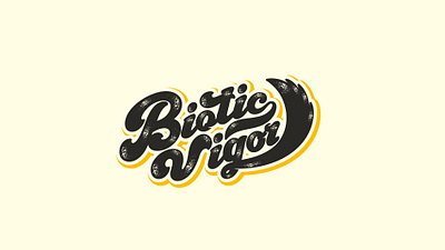 Biotic vigor_dog design fonts logo