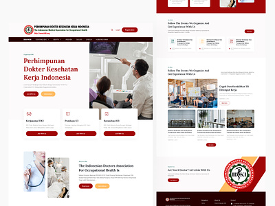 Organisation Doctor Websit | IDKI clean design development doctor hospital mangcoding medical organisation organisation doctor ui uiux ux web design website doctor