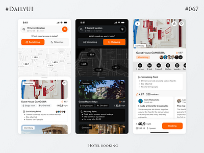 DailyUI 067 Hotel booking 067 app booking branding dailyui design graphic design hotel hotelbooking ios photo ui ux vector