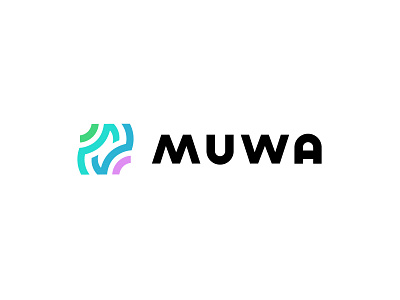 Muwa 2 abstract bold branding design food geometric logo logodesign market modern