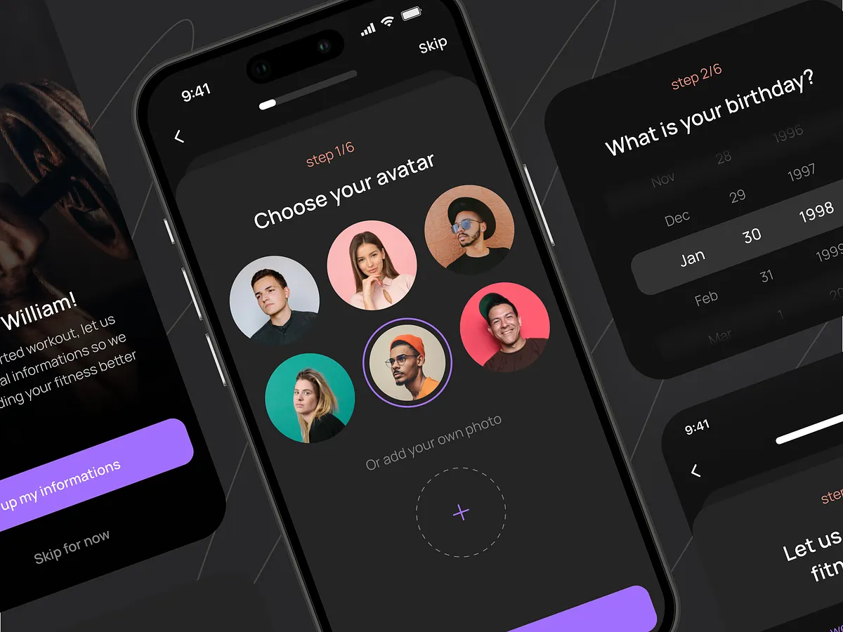 Browse thousands of Profile Setup images for design inspiration | Dribbble