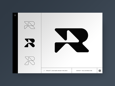 R Logo Mark Design - Reliance app bitcoin brand designer branding brandmark business logo design fintech graphic design identity designer logo logo design logo designer r saas ui vector