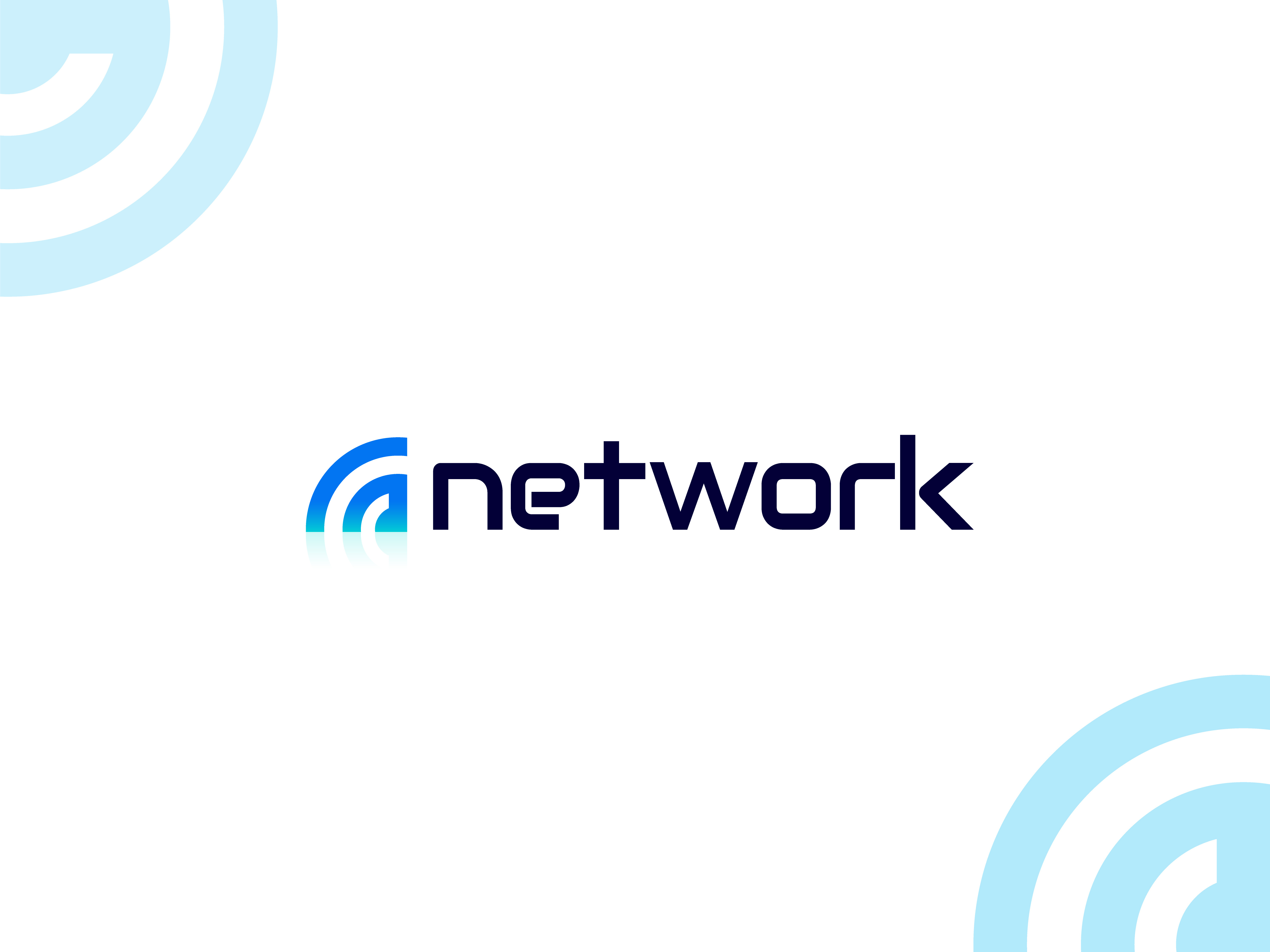 network, logo design, brand identity by Md. Sohel Rana on Dribbble, image size:5092x3819