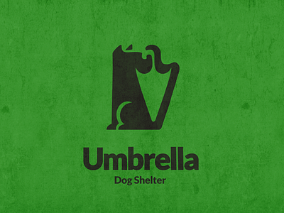 Umbrella Dog Shelter brand branding design dog dogshelter graphic design illustration logo logodesign logodesigns ui vector