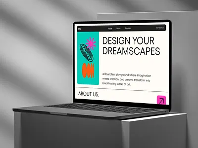 Freebie: Studio Design Landing Page design studio figma figma kit free freebie landing page studio landing page studio website ui uiux user interface website website design