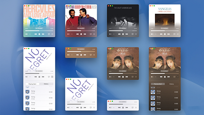 macOS music Up* app apple figma music ui