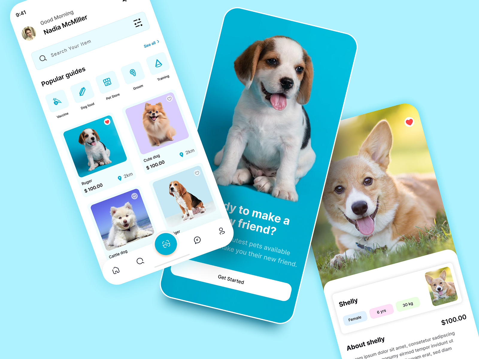 Pet Adoption App Design by Saheda akter Shipa for SylGraph on Dribbble