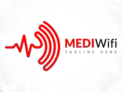 Medical Technology Connection Software Wifi Logo heart health