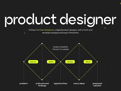 Product Designer Portfolio Website design landing page portfolio website product designer ui