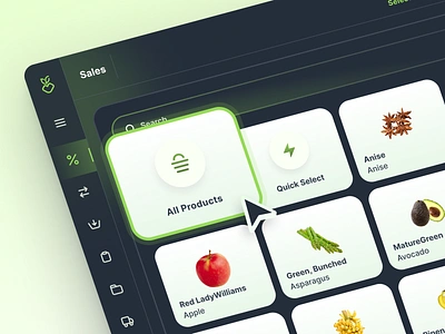 Wholesale Point of Sale (POS) - Freshtrader design market point of sale pos product design saas sale typography ui ux vegetable web wholesale