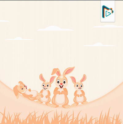 Rabbit Animation animation design graphic design illustration