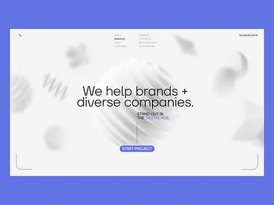 LOOP AGENTURE / studio identity & website animation design ui ux web