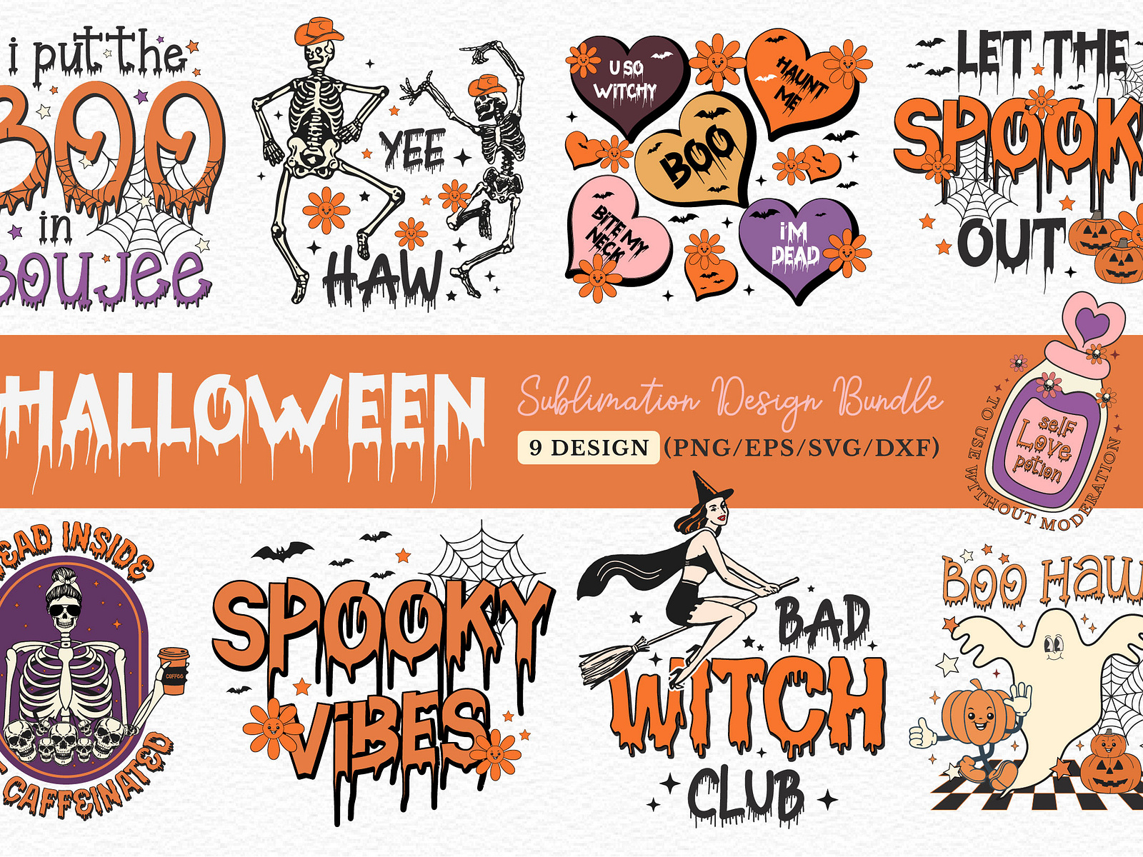 Halloween Sublimation Design Bundle by TheMegaStore on Dribbble