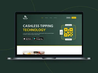 Tip N Go design dribbble ui website websitedesign
