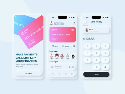 Skeuomorphic Finance App design figma finance app new trends popular ui skeuomorphic soft ui trending ui uiux2023 ux
