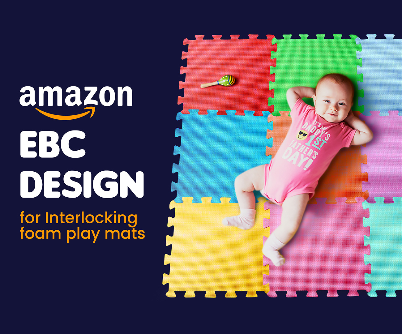 Amazon EBC Design for Interlocking Mat amazon amazon a amazon a content amazon a servise amazon ebc amazon ebc content amazon ebc images amazon listing amazon listing images amazon servises brand brand identity branding design graphic design visual identity