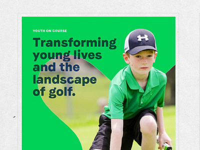 Youth on Course Posters course golf golfcourse impact posters printad youth youthoncourse