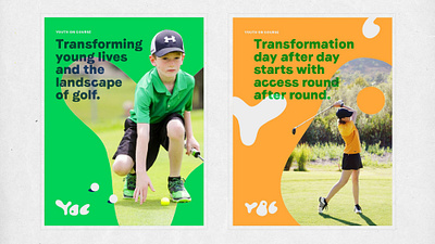 Youth on Course Posters course golf golfcourse impact posters printad youth youthoncourse