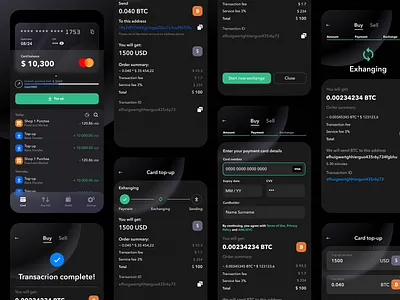 Crypton Mobile Ver bitcoin blockchain crypto cryptocurrency digitalassets finance innovation mobileapp trading uiux