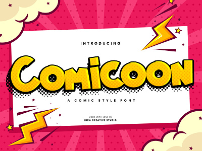 Comicoon – A Comic Style Font stylish typeface