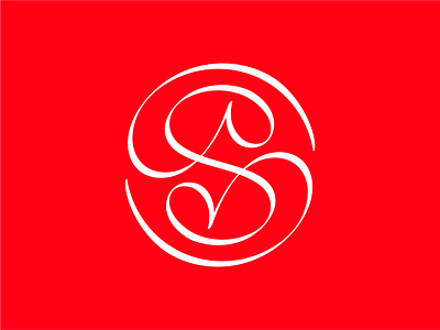 S + Yin-Yang design letter line logo logo logotype mark monogram s s logo s monongram symbol typography yin and yang