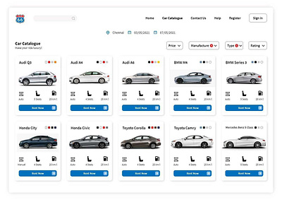 Car rental app audi bmw car car rental cars honda online car rental rental rental app ui ui design uiux ux web web app