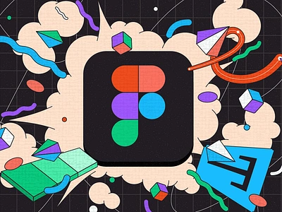 Illustrations by Article"How to Use Figma for Perfect User" article blockchain colors crypto cryptocurrency design figma flat graphic design illustration illustrator interfaces marat money noise renua simple ui user ux