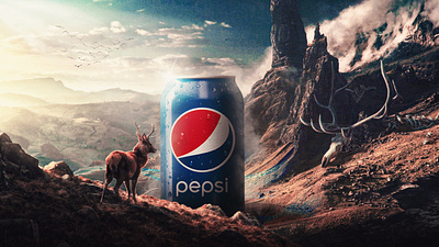 Pepsi poster ads advertising design graphic design manipulation poster
