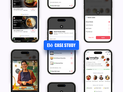 Everyday - A product design case study animation branding case study combo food logo ui ux