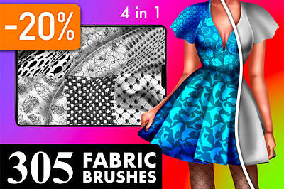 Procreate 305 Fabric texture brushes procreate clothes procreate fabric procreate fabric brush procreate paper procreate pattern procreate texture